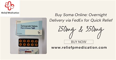 Buy Soma Online Overnight Delivery, FDA Approved primary image