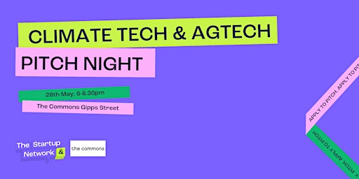 Primaire afbeelding van ClimateTech & AgTech Pitch Night