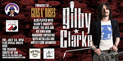 Imagem principal do evento American Made Concerts presents Gilby Clarke