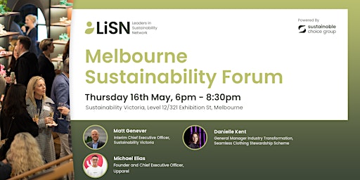 Imagem principal do evento Melbourne Sustainability Forum