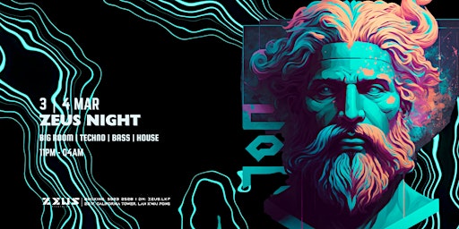 Zeus Night  @ Zeus LKF | FRI & SAT 3-4 MAY  primärbild