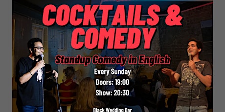 Cocktails & Comedy English Standup Comedy