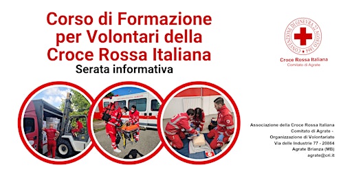Imagem principal do evento Serata informativa Corso di Formazione per Volontari della Croce Rossa
