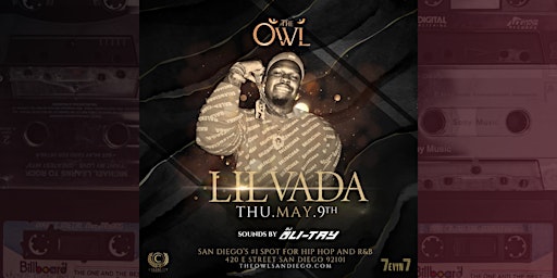 Primaire afbeelding van Lil Vada at The Owl for Black Grad SZN