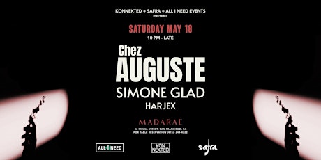 Image principale de First Edition: Chez Auguste & Friends at Madarae