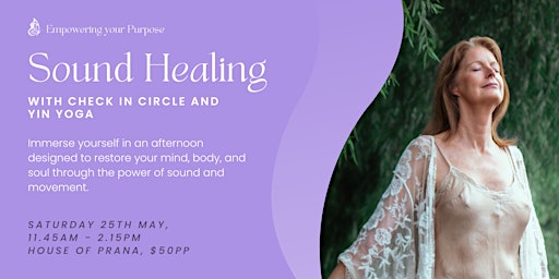 Primaire afbeelding van Sound Healing | With check-in circle and Yin Yoga