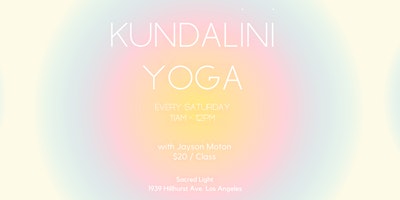 Kundalini Yoga with Jayson  Moton primary image