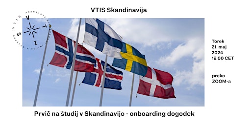 VTIS Skandinavija: Prvič na študij v Skandinavijo - onboarding dogodek primary image