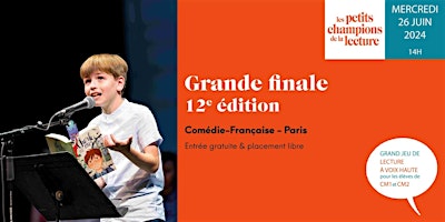 Grande finale 2024 - Les Petits champions de la lecture primary image