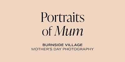 Portraits of Mum - Photography Session primary image