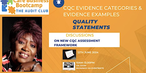 CQC NEW ASSESSMENT FRAMEWORK AND EVIDENCE CATEGORIES primary image