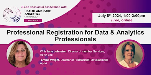 Imagen principal de Professional Registration for Data & Analytics Professionals