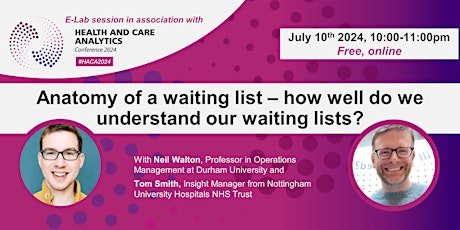 Anatomy of a waiting list – how well do we understand our waiting lists?