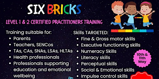 SIX Bricks Level 1 & Level 2 Certified Training primary image