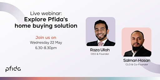 Q&A with Pfida founders - Live Webinar (limited spaces) primary image
