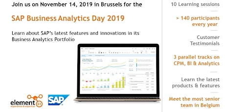 SAP Business Analytics Day 2019 primary image