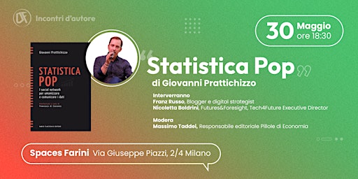 Imagem principal do evento Statistica Pop | I social network per comunicare e umanizzare i dati