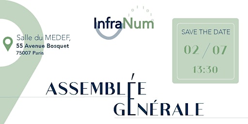 Immagine principale di Assemblée Générale - InfraNum 