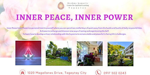 Imagem principal de Inner Peace Inner Power Weekend Retreat
