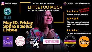 Imagem principal do evento Little Too Much | Lisbon | Standup Comedy In English