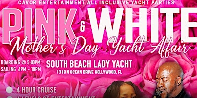 Hollywood Florida Upscale Mother's Day Weekend 4 Hour Dinner