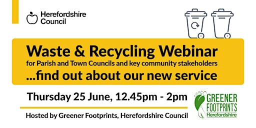 Imagem principal de Herefordshire Waste and Recycling Webinar
