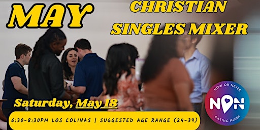 Imagem principal do evento Machine Can’t Try DM: Christian Singles Mixer (24-39)