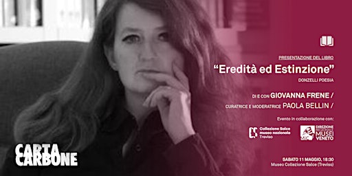 Giovanna Frene presenta "Eredità ed Estinzione" primary image