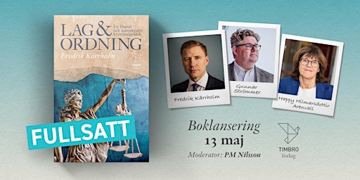 Imagem principal do evento BOKLANSERING: Lag & ordning - Fredrik Kärrholm