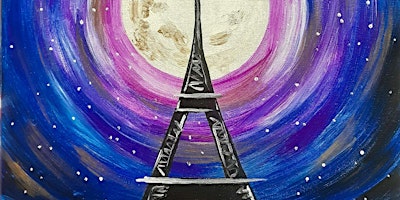 Imagem principal do evento Paris in Moonlight - Paint and Sip by Classpop!™