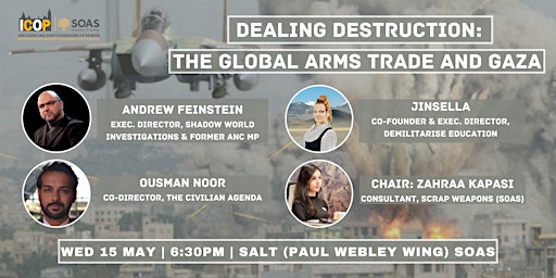 Imagem principal do evento Dealing Destruction: The Global Arms Trade and Gaza