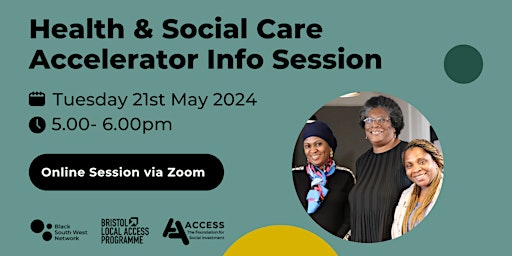 Health & Social Care Accelerator Information Session  primärbild