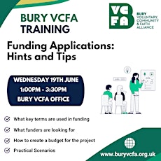 Funding Applications: Hints and Tips