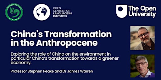 Imagem principal do evento China's Transformation in the Anthropocene