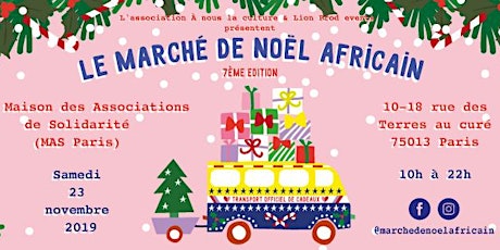 Image principale de Le Marché de Noël africain 2019 - 7ème édition