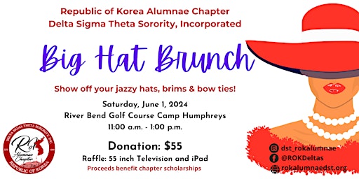 Hauptbild für Republic of Korea Alumnae Chapter's Big Hat Brunch