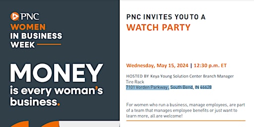Image principale de Money is Every Women's Business with Vicki Henn Hosted by Keya Young, PNC