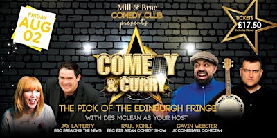 Imagen principal de Comedy & Curry @Mill & Brae