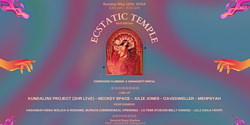 Imagem principal do evento Ecstatic Temple - Rave Edition: Conscious Clubbing and Community Portal