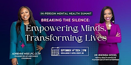 BREAKING THE SILENCE: Empowering Minds, Transforming Lives