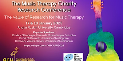 Imagem principal de MTC/ARU 2 day Research Conference - The Value of Research for Music Therapy