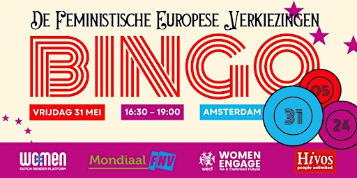 Imagem principal do evento De Feministische Europese Verkiezingen Bingo