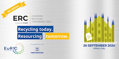 Imagem principal do evento European Recycling Conference (ERC) 2024 x EuRIC 10th anniversary