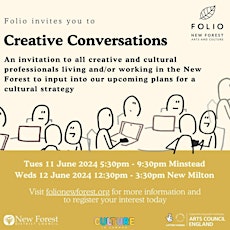 Folio Creative Conversations: Forest Arts Centre, New Milton