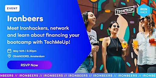 Imagem principal do evento Ironbeers: Network, Learn, and Finance Your Tech Journey!