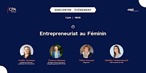 Entrepreneuriat au Féminin primary image