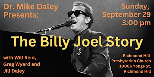 Imagem principal do evento Dr. Mike Daley Presents: The Billy Joel Story