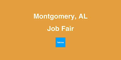 Job Fair - Montgomery primary image