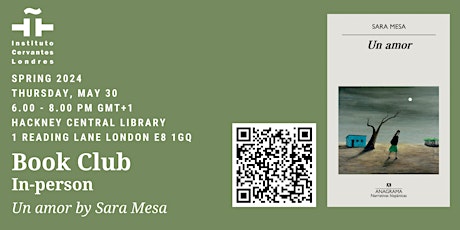 Club lectura español:  Un Amor de Sara Mesa (30 mayo)