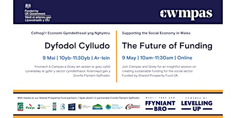 The Future of Funding | Dyfodol  Cylludo